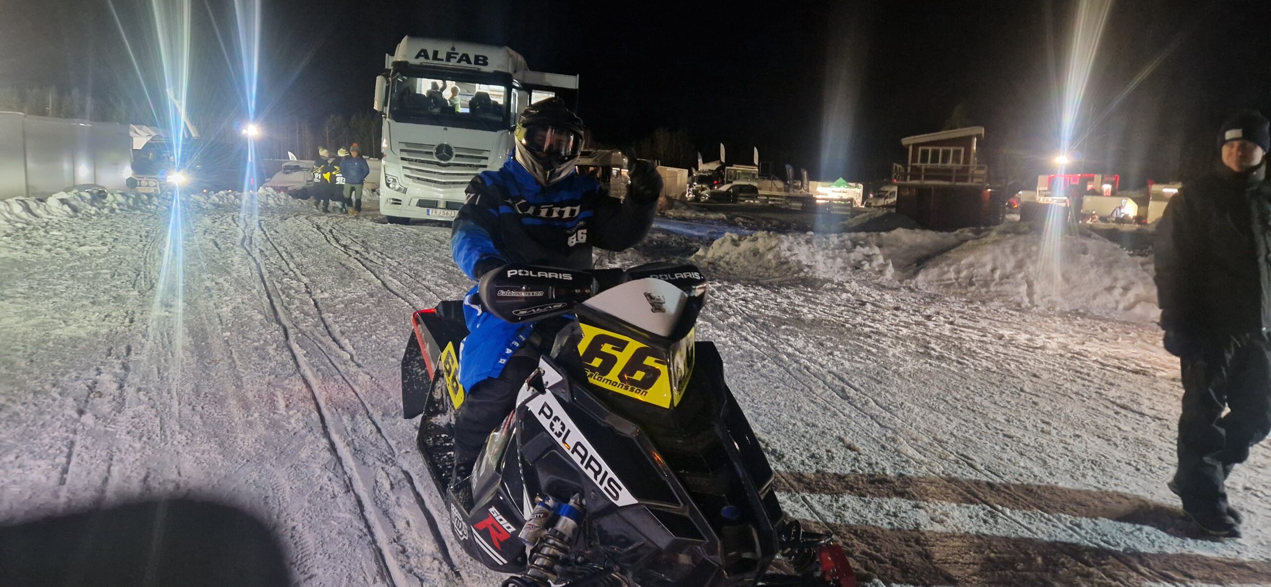 Gustav Salomonsson under SM deltävling 3 och 4 i Ljusdal Sportklassen